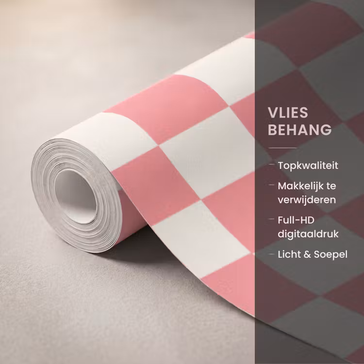 Behang - Traditioneel - Patroon - Roze — 3