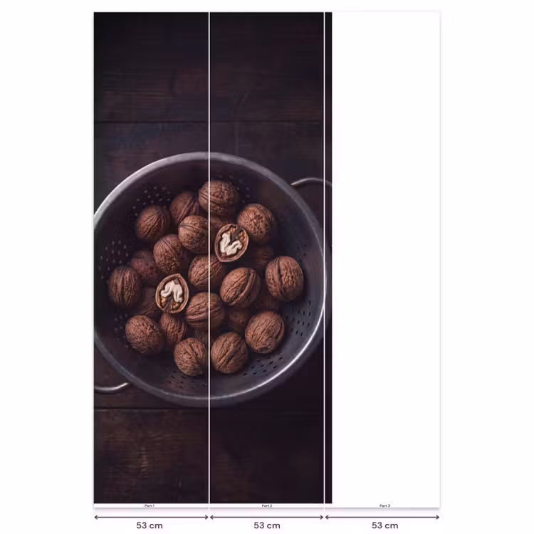 Behang - Walnoot - Eten - Donker — 6
