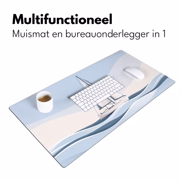 Bureau onderlegger - Boot - Zeil - Zee - Modern - Beige — 7
