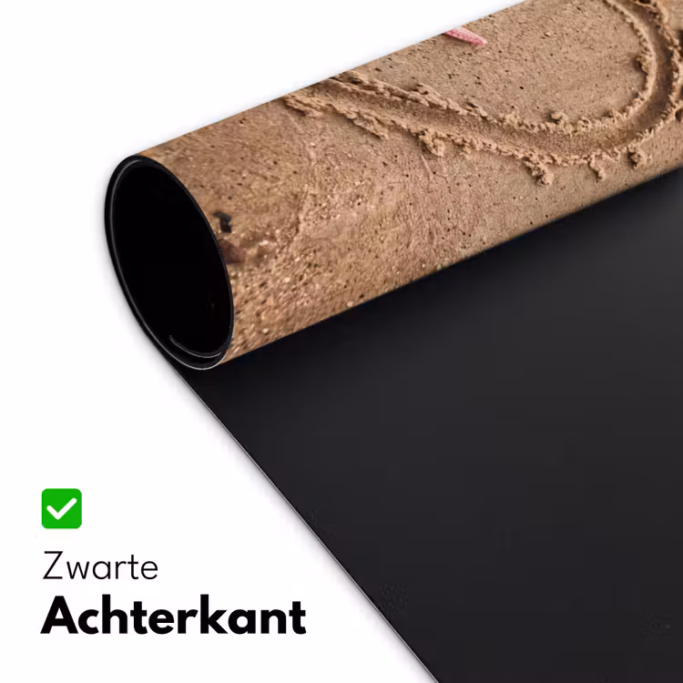 Bureau onderlegger - Dieren - Hart - Strand - Zand - Roze — 5