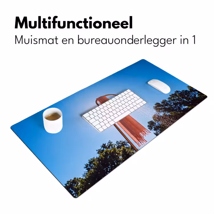 Bureau onderlegger - Douche - Water - Zomer - Blauw — 7