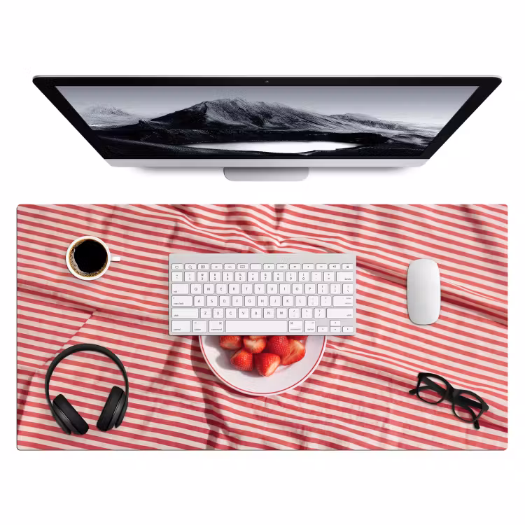 Bureau onderlegger - Eten - Aardbeien - Fruit - Zomer - Rood — 4