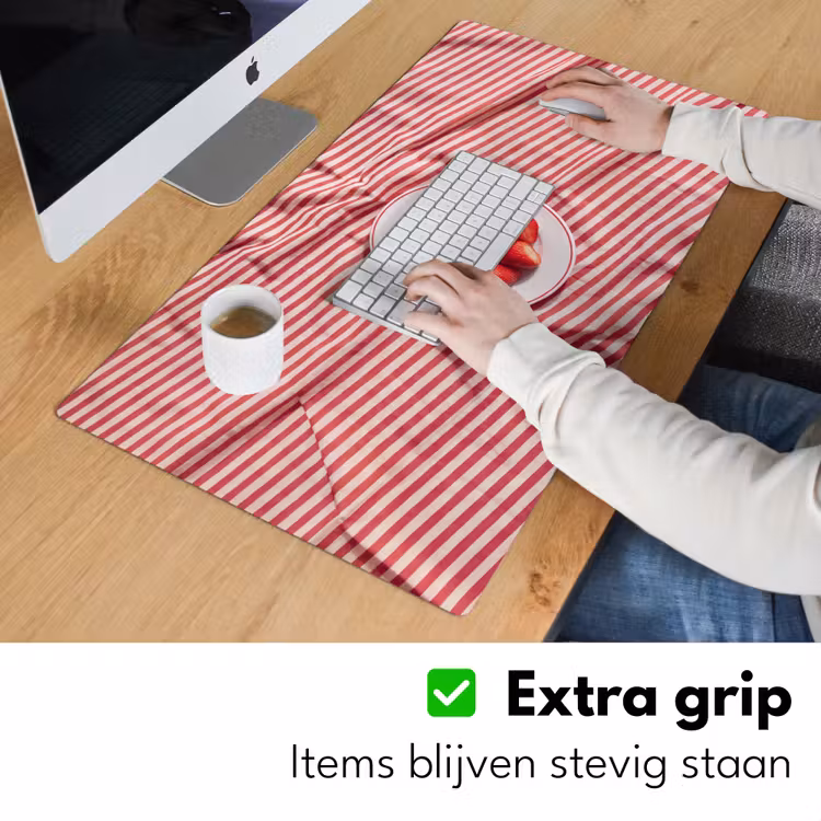 Bureau onderlegger - Eten - Aardbeien - Fruit - Zomer - Rood — 6