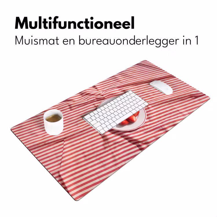 Bureau onderlegger - Eten - Aardbeien - Fruit - Zomer - Rood — 7