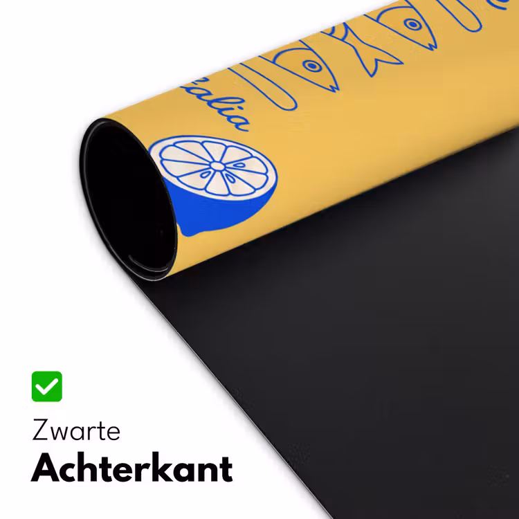 Bureau onderlegger - Italië - Eten - Citroen - Vis - Grafisch — 5
