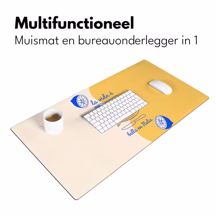 Bureau onderlegger - Italië - Eten - Citroen - Vis - Grafisch — 7
