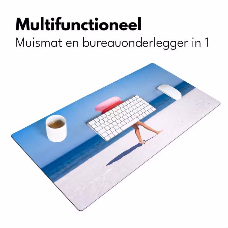 Bureau onderlegger - Mensen - Strand - Zomer - Recreatie - Kleurrijk — 7