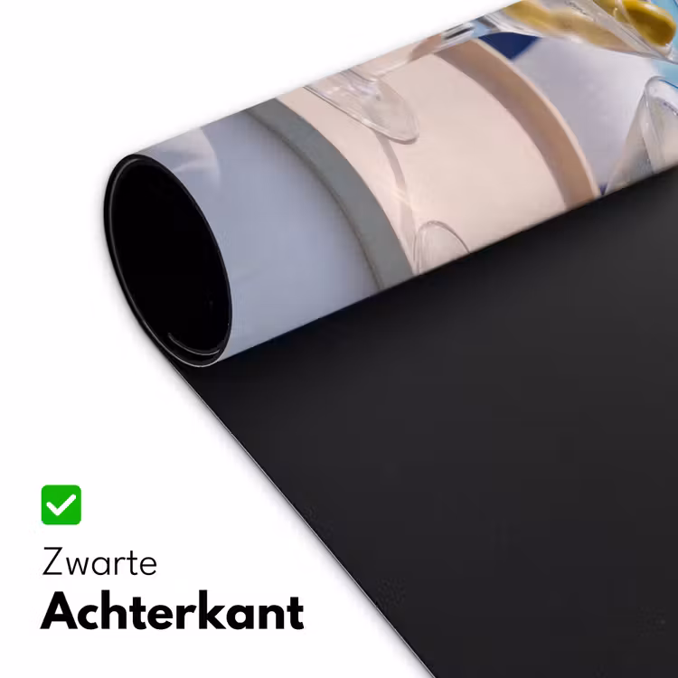 Bureau onderlegger - Cocktail - Zwembad - Zomer - Blauw — 5