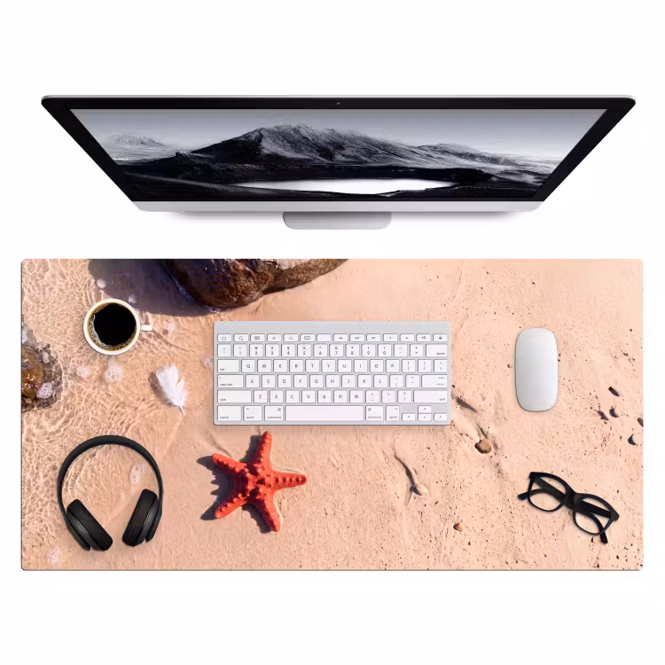 Bureau onderlegger - Dieren - Strand - Zee - Natuur - Rood — 4