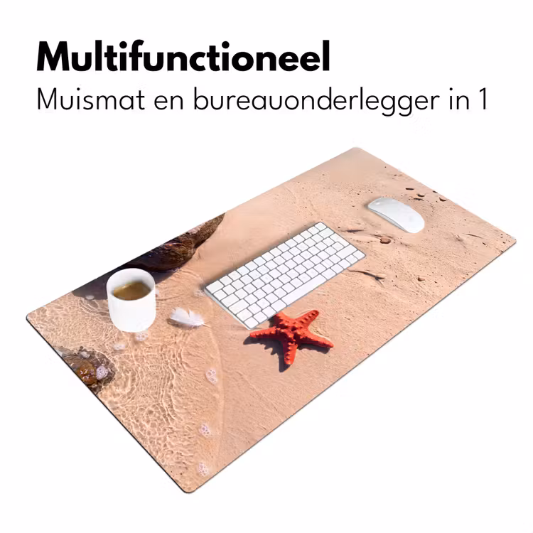 Bureau onderlegger - Dieren - Strand - Zee - Natuur - Rood — 7