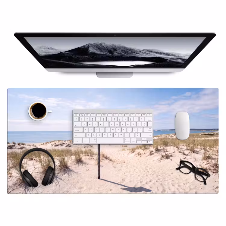 Bureau onderlegger - Duin - Bord - Kust - Landschap - Rood — 4