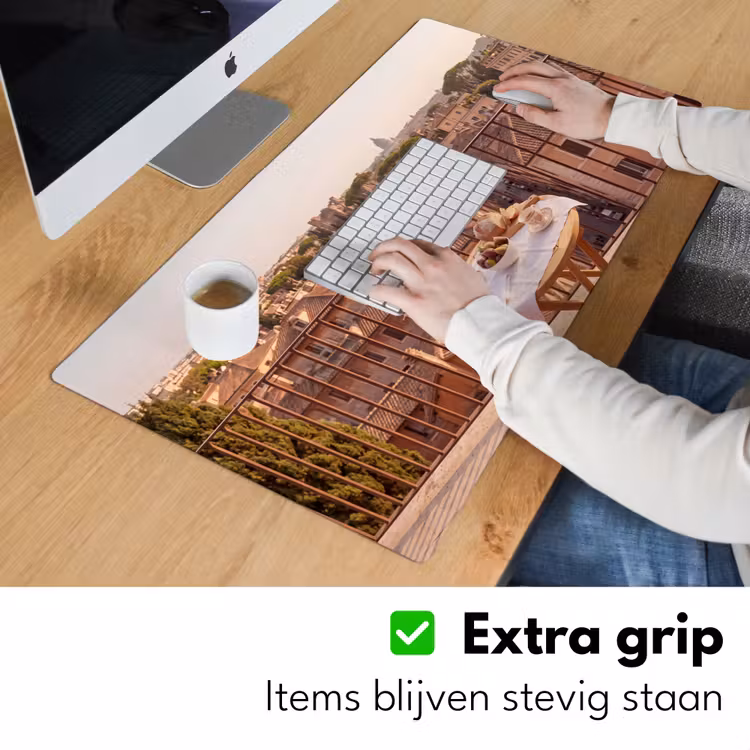 Bureau onderlegger - Eten - Ontbijt - Balkon - Stad - Zonsopgang — 6