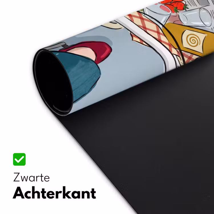 Bureau onderlegger - Fiets - Picknick - Zomer - Illustratie — 5