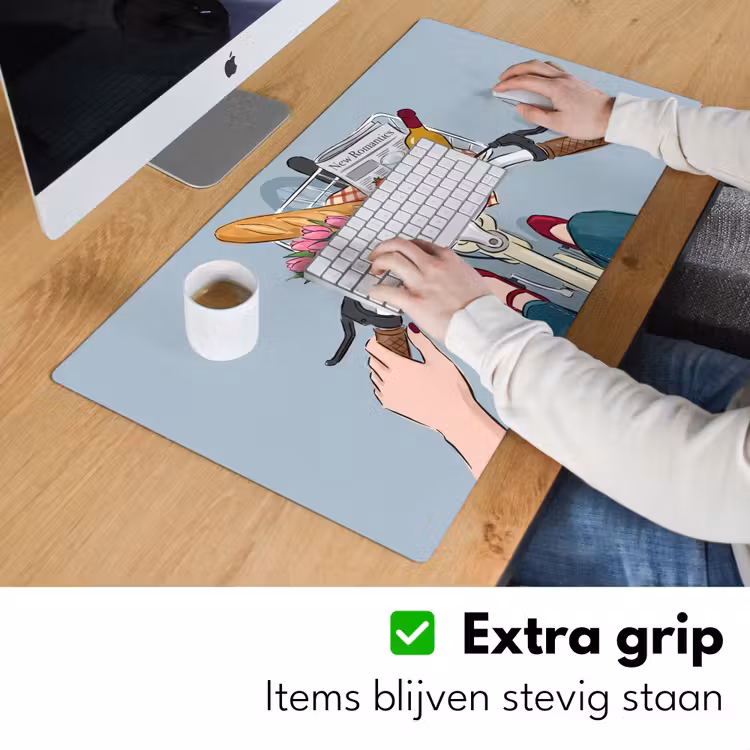 Bureau onderlegger - Fiets - Picknick - Zomer - Illustratie — 6