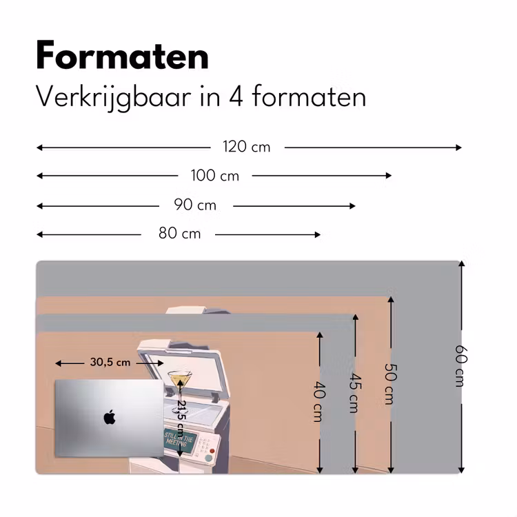 Bureau onderlegger - Kantoor - Drank - Humor - Illustratie — 8
