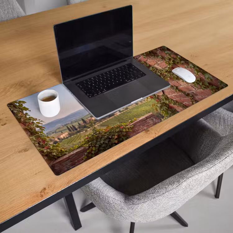 Bureau onderlegger - Lantaarn - Wijngaard - Landschap - Italiaans — 3