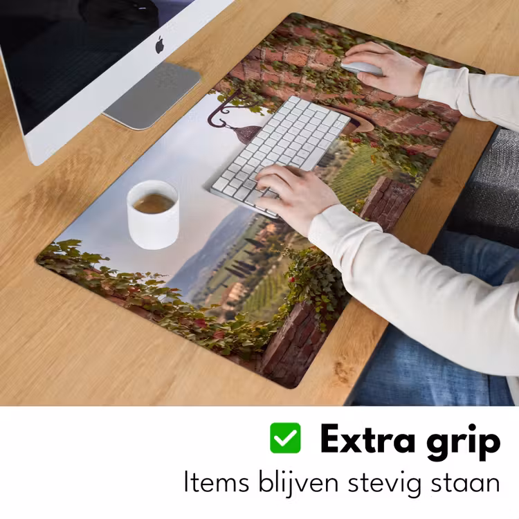 Bureau onderlegger - Lantaarn - Wijngaard - Landschap - Italiaans — 6