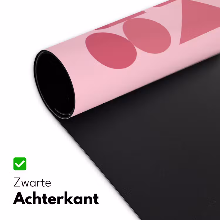Bureau onderlegger - Abstract - Geometrisch - Vormen - Roze — 5