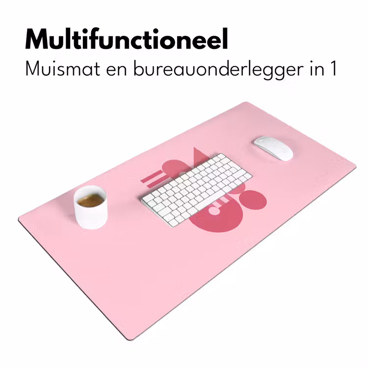 Bureau onderlegger - Abstract - Geometrisch - Vormen - Roze — 7