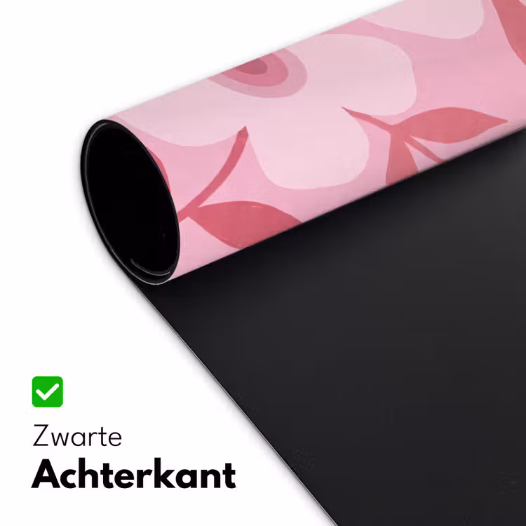 Bureau onderlegger - Bloemen - Abstract - Modern - Roze - Natuur — 5