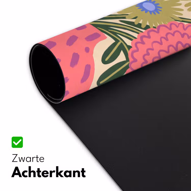Bureau onderlegger - Bloemen - Boeket - Natuur - Abstract - Roze — 5