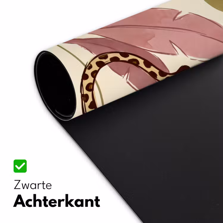 Bureau onderlegger - Dieren - Kat - Jungle - Illustratie - Beige — 5