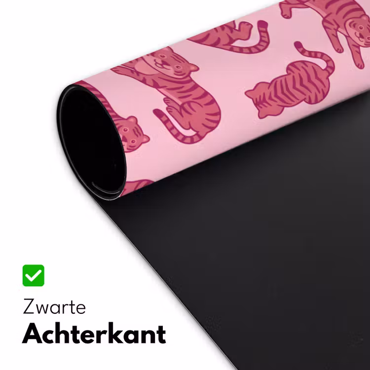 Bureau onderlegger - Dieren - Patroon - Roze - Speels - Cartoon — 5