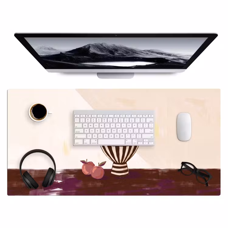 Bureau onderlegger - Eten - Schaal - Stilleven - Modern - Rood — 4