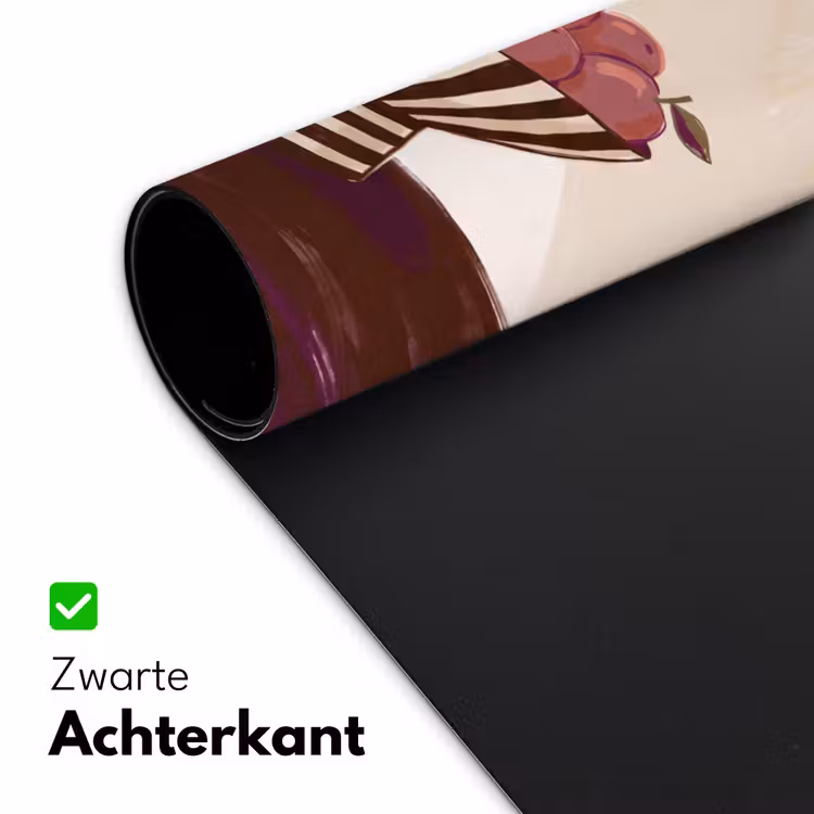 Bureau onderlegger - Eten - Schaal - Stilleven - Modern - Rood — 5