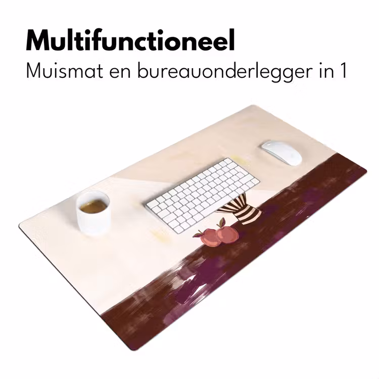 Bureau onderlegger - Eten - Schaal - Stilleven - Modern - Rood — 7