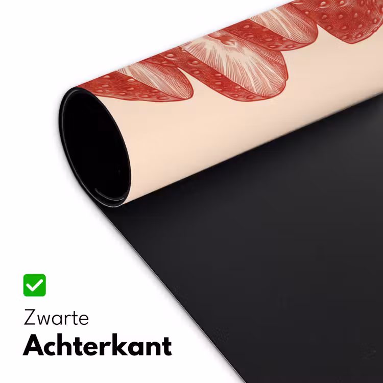 Bureau onderlegger - Fruit - Gesneden - Illustratie - Rood - Vintage — 5
