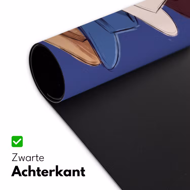 Bureau onderlegger - Hoeden - Gestapeld - Mode - Kleurrijk - Illustratie — 5