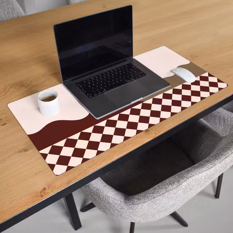 Bureau onderlegger - Hond - Abstract - Dieren - Modern - Bruin — 3