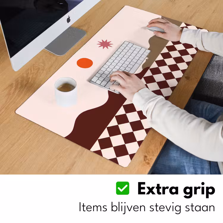 Bureau onderlegger - Hond - Abstract - Dieren - Modern - Bruin — 6
