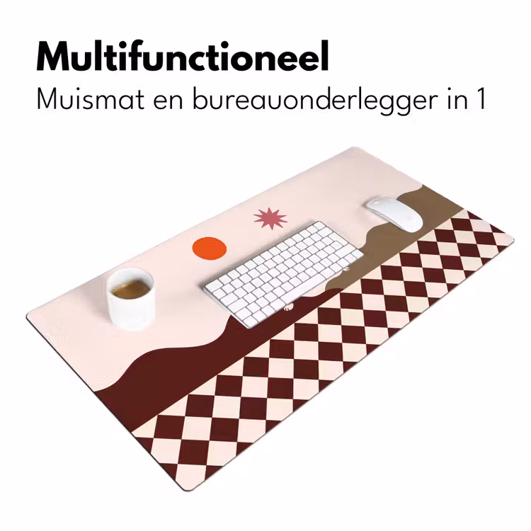 Bureau onderlegger - Hond - Abstract - Dieren - Modern - Bruin — 7