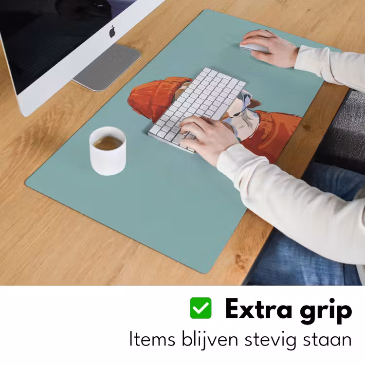 Bureau onderlegger - Hond - Beanie - Zonnebril - Dieren - Modern — 6