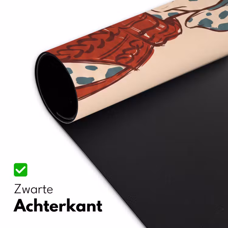 Bureau onderlegger - Hond - Trui - Winter - Dieren - Rood — 5