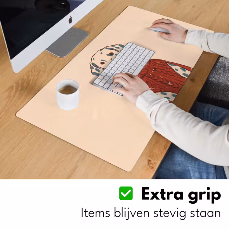 Bureau onderlegger - Hond - Trui - Winter - Dieren - Rood — 6
