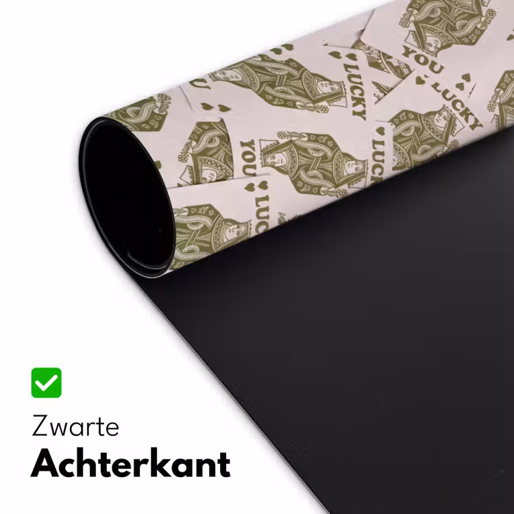 Bureau onderlegger - Kaarten - Koningin - Patroon - Groen - Spel — 5