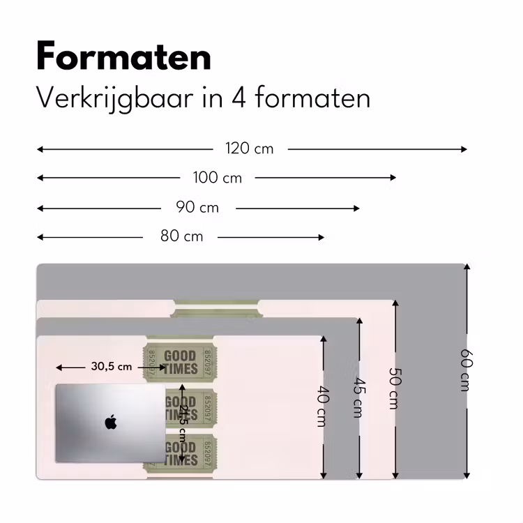 Bureau onderlegger - Kaartje - Vintage - Groen - Evenement - Collectie — 8