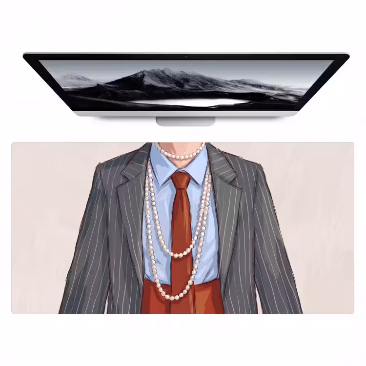 Bureau onderlegger - Kleding - Strik - Parels - Klassiek - Mode — 1