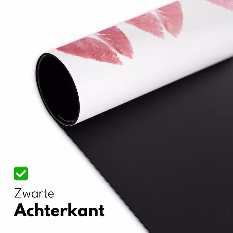 Bureau onderlegger - Lippen - Kusafdruk - Roze - Modern - Abstract — 5