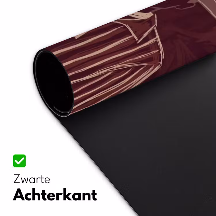 Bureau onderlegger - Mens - Hoed - Cocktail - Abstract - Bruin — 5