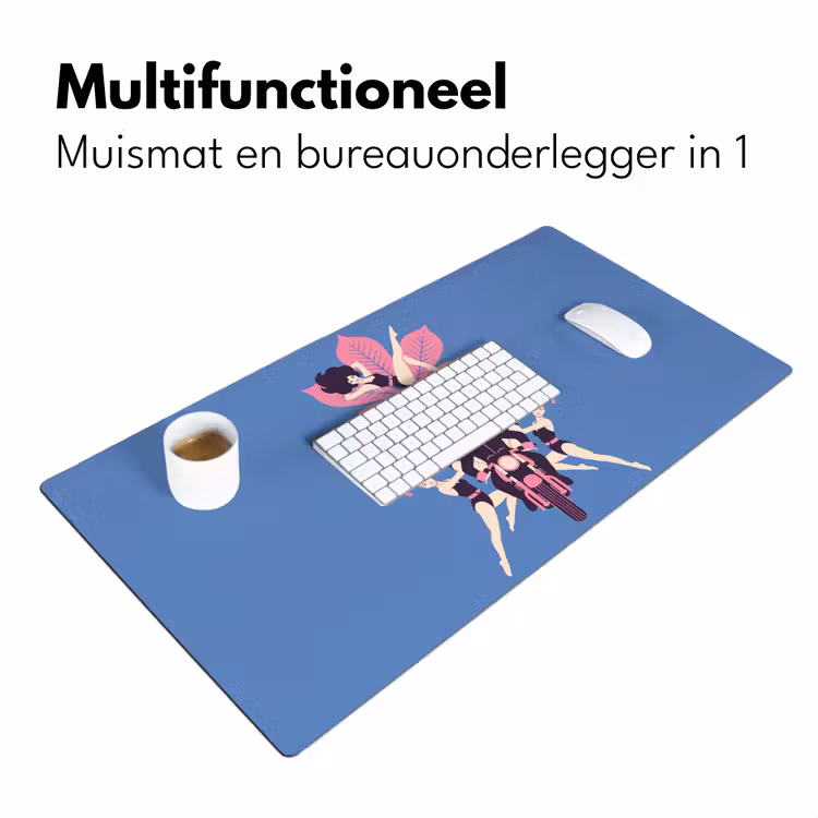 Bureau onderlegger - Mensen - Dans - Motor - Retro - Roze — 7