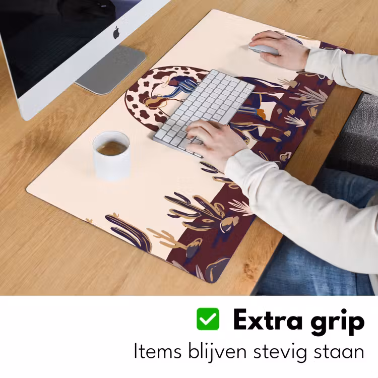 Bureau onderlegger - Mensen - Dieren - Cowboy - Abstract - Kleurrijk — 6
