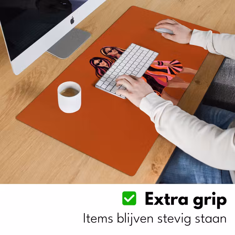 Bureau onderlegger - Mensen - Duo - Mode - Illustratie - Kleurrijk — 6
