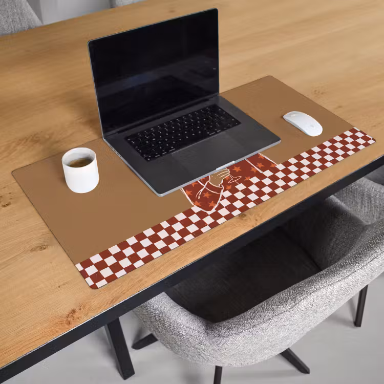 Bureau onderlegger - Mensen - Hoed - Cocktail - Abstract - Modern — 3
