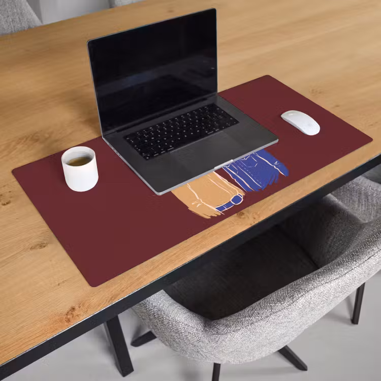 Bureau onderlegger - Mensen - Profiel - Sigaret - Abstract - Kunst — 3