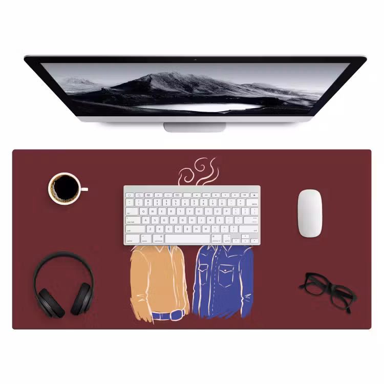 Bureau onderlegger - Mensen - Profiel - Sigaret - Abstract - Kunst — 4