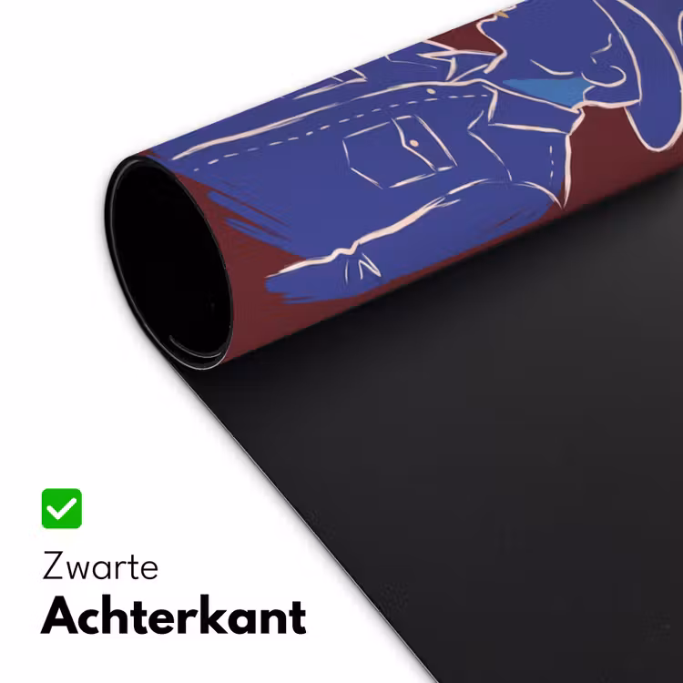 Bureau onderlegger - Mensen - Profiel - Sigaret - Abstract - Kunst — 5